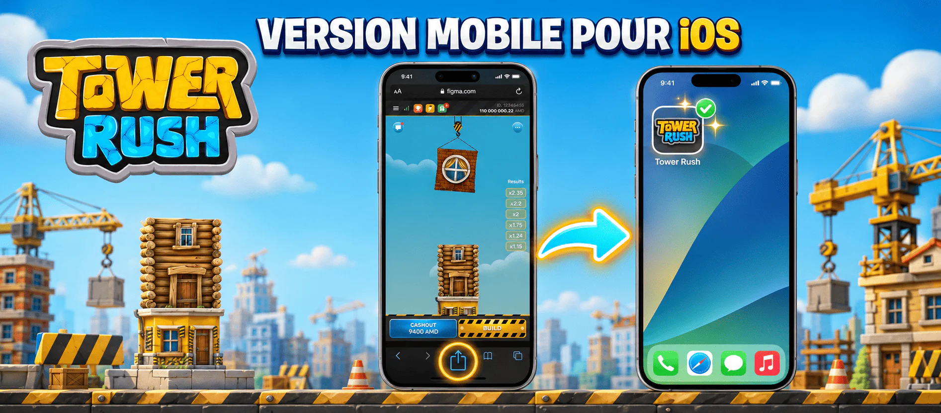 Tower Rush pour iOS
